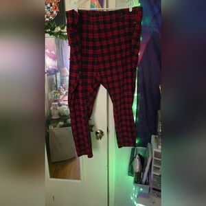 Terra & Sky Plaid Jeggings